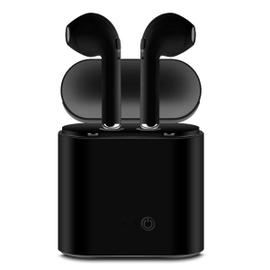 Écouteurs Bluetooth Sans Fil Noir avec Boite de Charge pour Xiaomi Redmi 9A