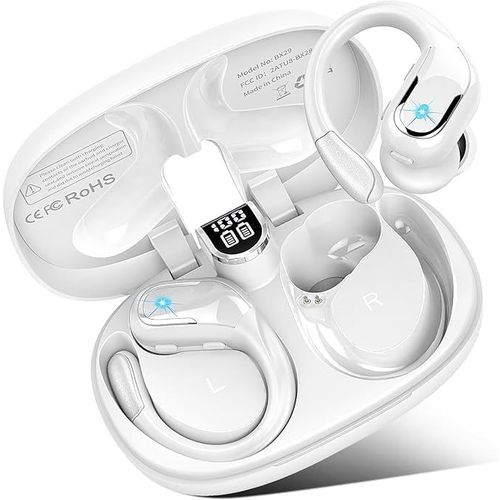Ecouteurs Bluetooth Sans Fil Sport, 75H couteur Bluetooth 5.3 Hifi Stro, 2024 Ecouteurs Sans Fil Avec Enc Antibruit Mic, Ip7 tanche Oreillette Bluetooth Running, cran Led Casq[FIL6160948]