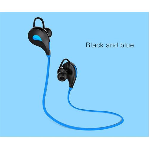 Ecouteurs Bluetooth Sport pour HUAWEI Mate 20 Smartphone Sans Fil Bouton Son Kit Main Libre INTRA-AURICULAIRE Universel - BLEU