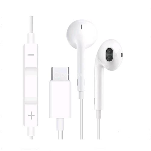 Ecouteurs compatible avec iPhone 15, Type C Filaires Ecouteurs Intra Auriculaires avec Micro et Contrle du Volume Ecouteur USB-C HiFi Stro
