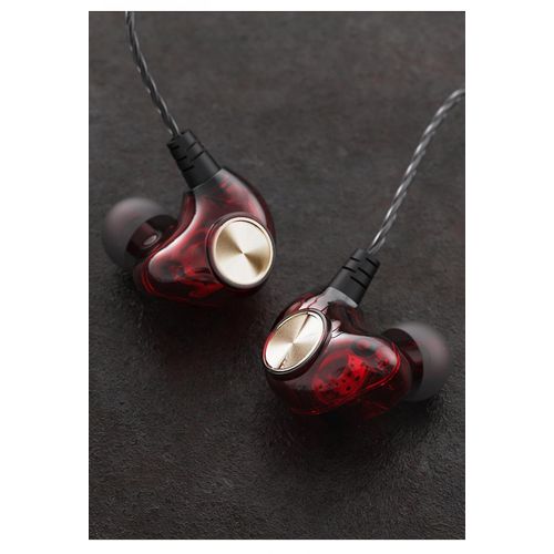 couteurs filaires couteurs intra-auriculaires avec microphone Suppression du bruit couteurs Hifi In Ear Monitors 3D Printed Shell Hybrid Driver Iems Comfy Fit Headph