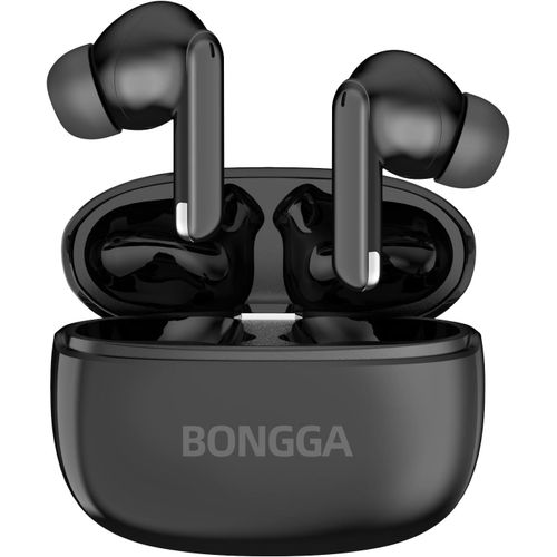 couteurs intra-auriculaires avec double microphone et technologie hybride de rduction du bruit V5.3ENC+ANC,couteurs confortables avec rduction du bruit,autonomie de 27 heures,noir