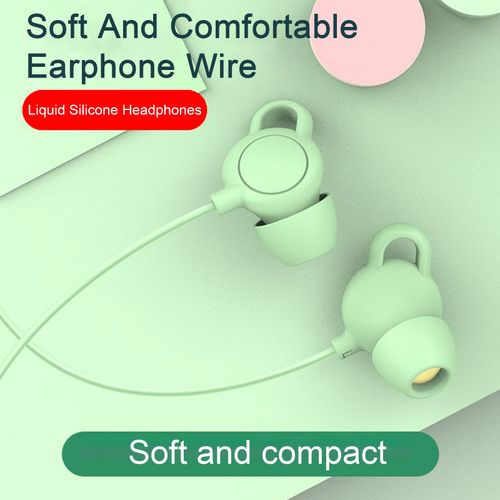 couteurs intra-auriculaires filaires, suppression du bruit, Super confortables, Volume du micro rglable, 3.5mm/type-c, son HiFi-Vert de type C