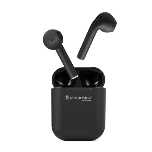 couteurs intra-auriculaires Technaxx BT Micro, botier d'accueil, TWS, noir (BT-X57)