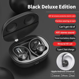 JSxhisxnuid Écouteurs Écouteurs Bluetooth Phone PC pour Tablette Twins in-Ear Oreille sans Fil Oreillette IPX5 Étanche Sport Casque Mic avec Magnétique Etui de Charge 