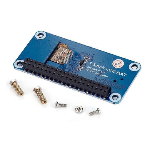 cran daffichage LCD IPS OLED de 1,3 pouce HAT pour Raspberry Pi 3B + / 3B / Zero W