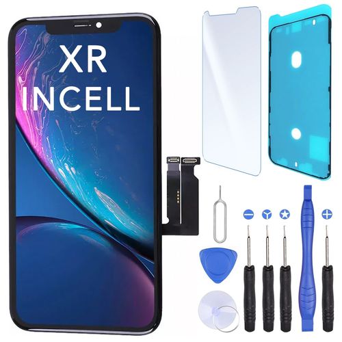 Ecran Incell Remplacement Pour Iphone Xr Joint D'ecran + Verre Trempe Et Outils