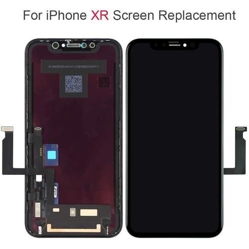 Ecran Iphone Xr Noir Complet + Lcd Retina Sur Chassis + Outils