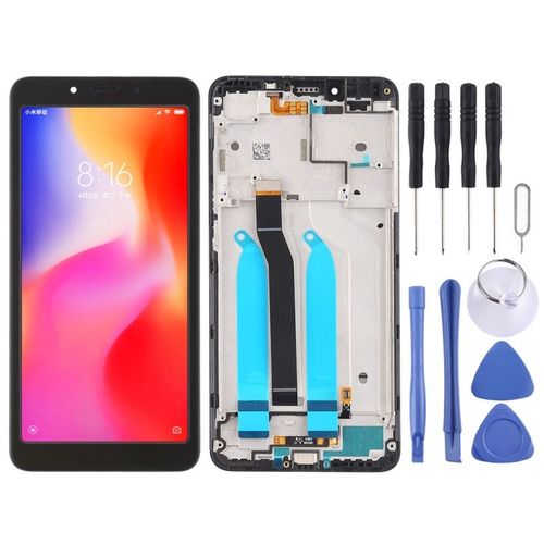 Ecran Lcd Complet Tactile + Numriseur Avec Cadre Pour Xiaomi Redmi 6a / 6 (Noir)