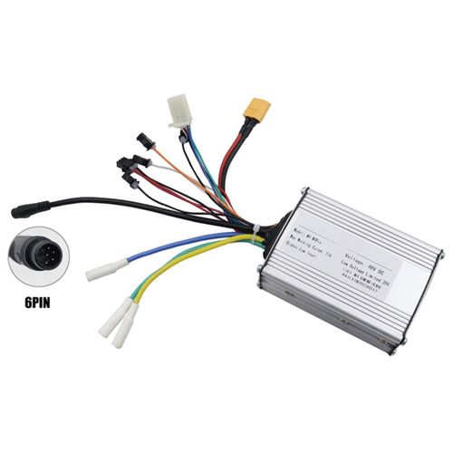 cran LCD D'Acclrateur au Pouce TF-100 6 Broches + Contrleur Sans Balais 48 V 21 A pour Compteur de Tableau Bord Scooter lectrique / Pro