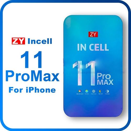 Ecran Lcd Et Vitre Tactile Noir Incell (Zy) Pour Apple Iphone 11 Pro Max (A2161 A2218 A2220)