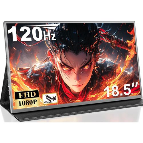Ecran Portable 18,5 Pouces, Moniteur Portable 1080P Hdr Usb C Mini Hdmi, Portable Monitor Pour Laptop, Mac, Ps5[POU6264256]