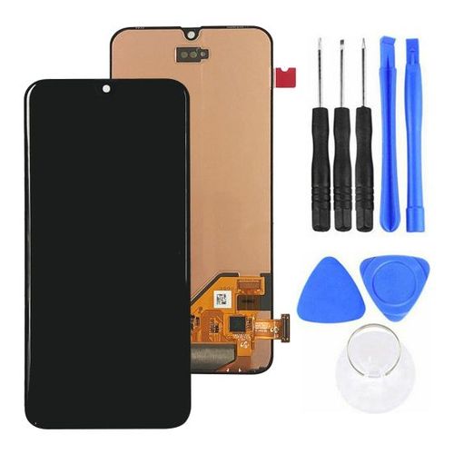 cran Tactile Lcd Anti-Scratch Amoled Lcd Affichage cran Digitizier Des Pices De Rparation De Remplacement Complet Pour Samsung Galaxy A40 A405 A405f A405fn / Ds Noir Sans Cadre