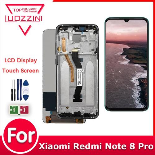 cran Tactile Lcd De Remplacement 6.53 Pouces Sans Cadre Pour Xiaomi Redmi Note 8 Pro