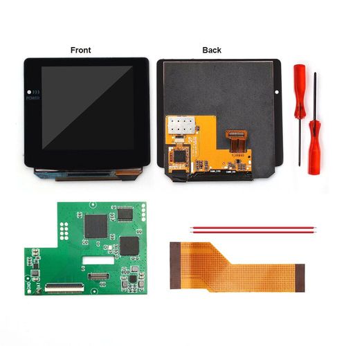 cran Tactile Oled Regional Avec Coque Prdcoupe,Osd Intgr,cran Retro Pixel Osd Intgr,Installation Facile Pour Gbc,Document Dlibrment Garon - Type Lcd Kits