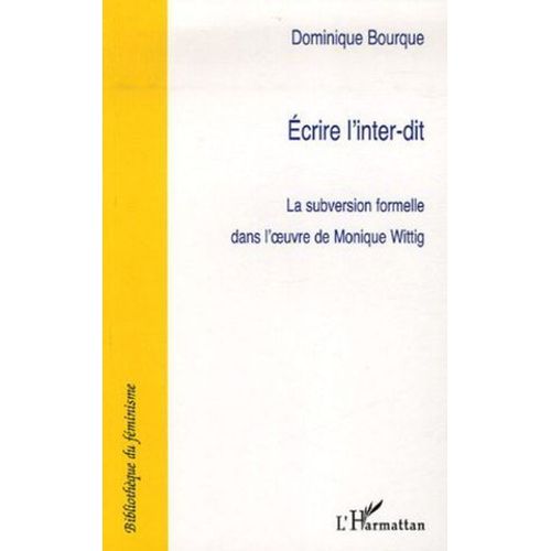 Ecrire L'inter-Dit  