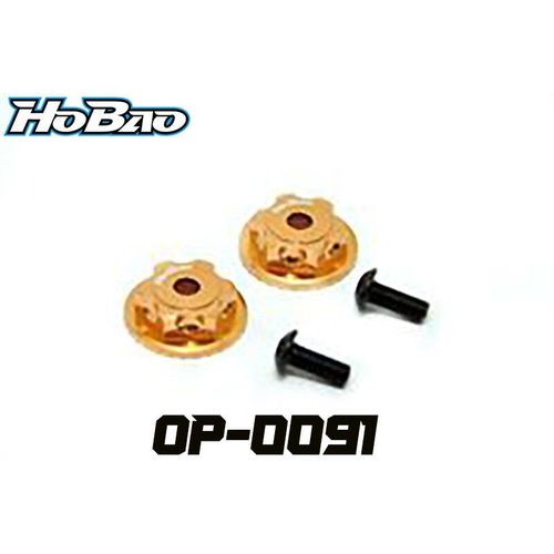 crous De Roue Anti-Poussire, Or Pour Camion Monstre Hyper Mt/ Mt Plus 1/8, 2 Pices
