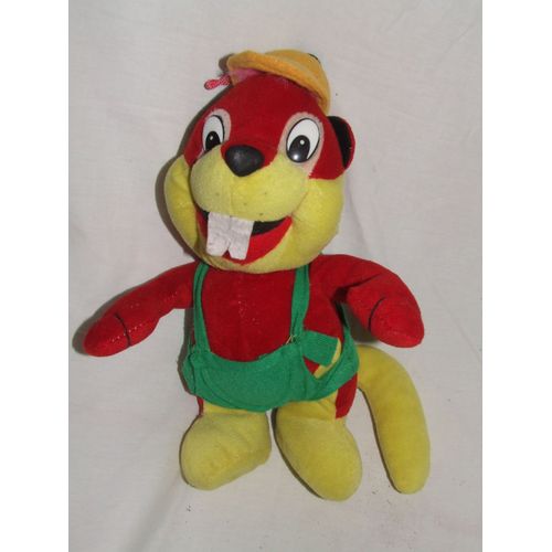 Ecureuil Castor Rouge Jaune Vert Multicolore Sandy