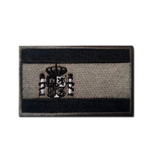 cusson De Broderie En Pvc Ir De La Srie Espagnole,Insigne D'emblme,Flog Skull,Military Dulhook And Loop,Bourgogne,Spain Nation,Esp - Type 15embroidered5x8cm