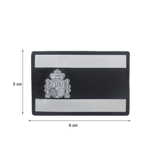 cusson De Broderie En Pvc Ir De La Srie Espagnole,Insigne D'emblme,Flog Skull,Military Dulhook And Loop,Bourgogne,Spain Nation,Esp - Type 16pvc