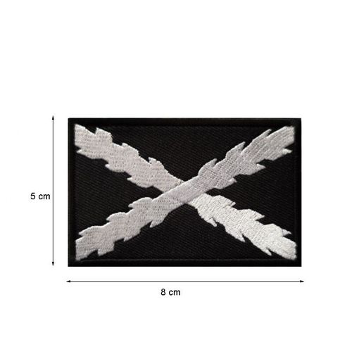 cusson De Broderie En Pvc Ir De La Srie Espagnole,Insigne D'emblme,Flog Skull,Military Dulhook And Loop,Bourgogne,Spain Nation,Esp - Type 22embroidered5x8cm