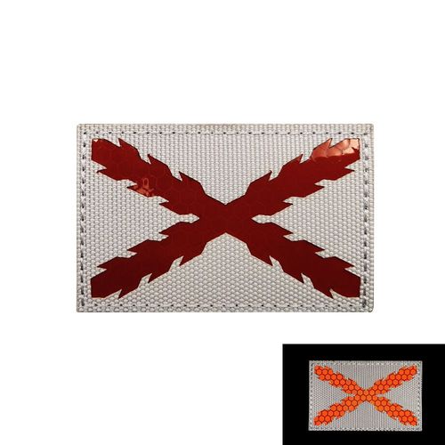 cusson De Broderie En Pvc Ir De La Srie Espagnole,Insigne D'emblme,Flog Skull,Military Dulhook And Loop,Bourgogne,Spain Nation,Esp - Type 25ir5x8cm