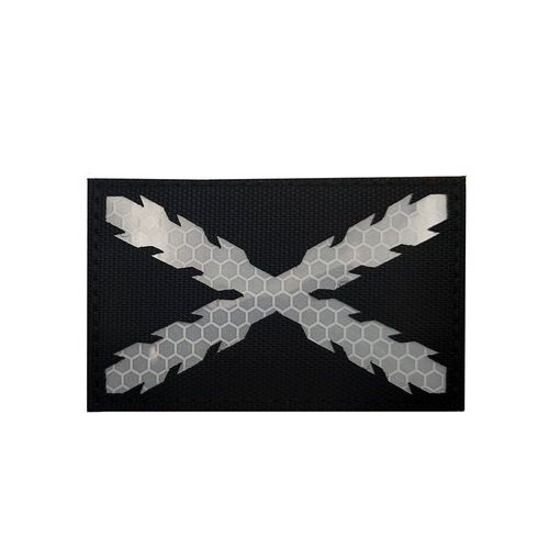 cusson De Broderie En Pvc Ir De La Srie Espagnole,Insigne D'emblme,Flog Skull,Military Dulhook And Loop,Bourgogne,Spain Nation,Esp - Type 28ir5x8cm
