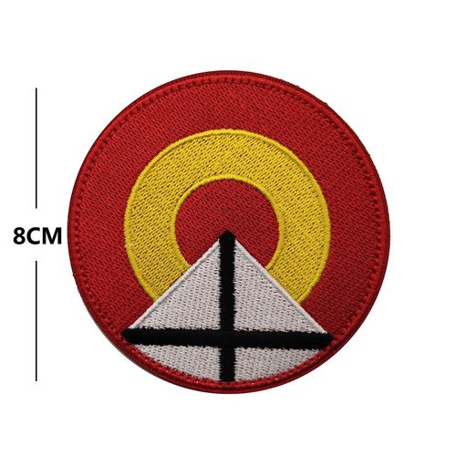 cusson De Broderie En Pvc Ir De La Srie Espagnole,Insigne D'emblme,Flog Skull,Military Dulhook And Loop,Bourgogne,Spain Nation,Esp - Type 35embroidered
