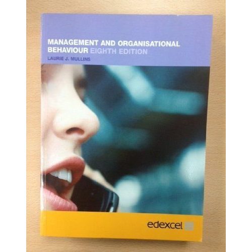 Edexcel Management And Organisational Behaviour, 8th Edition   de Unknown Author 