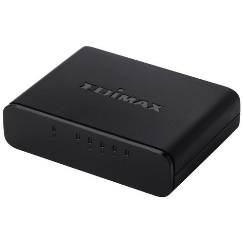 Edimax ES-3305P. Tipo interruttore: No gestito. Tecnologia Ethernet su cavi in rame: 100BASE-TX, 10BASE-T. Standard di rete: IEEE 802.3, IEEE 802.3az, IEEE 802.3u, IEEE 802.3x. Dimensioni tavola MAC: 1000 voci, Velocit di trasferimento dati supportate: 1