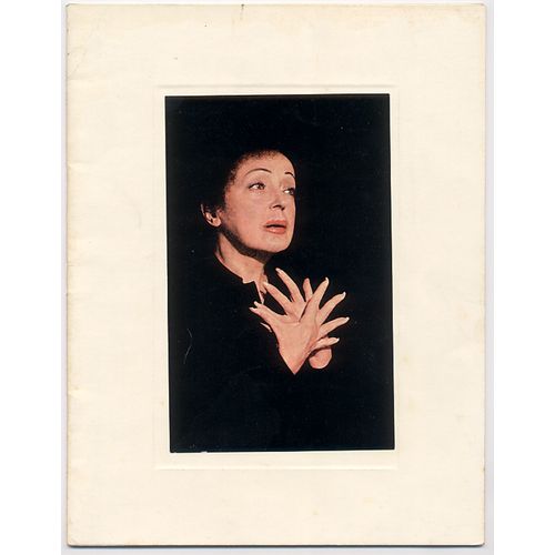 Edith Piaf / Programme Olympia 1959/1960 (Dcembre 59 Et Janvier 1960) Avec Aussi Michel Rivegauche Et Claude Vga / Format: 20x27cm, Nombreuses Photos