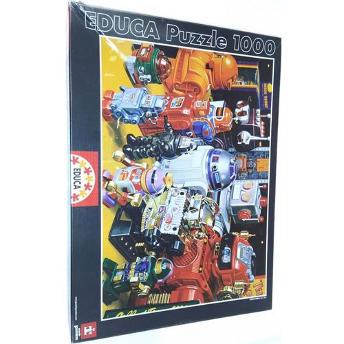 Educa Robots Puzzle 1000 Pices Robby Le Robot R2d2 