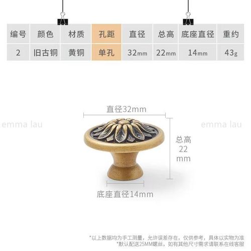 Ef32mm - Poigne De Meuble En Laiton Massif, Boutons De Porte, Courbe Ronde, Design Moderne Simple, Foy Pour Armoire, Cuisine, Planche Chi, Melpulls