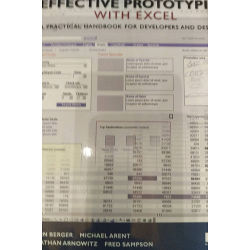 Effective Prototyping With Excel    Format Broch 