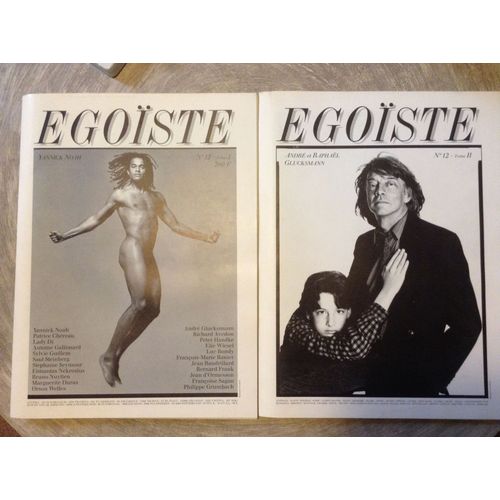Egoiste N 12 Tome 1 Yannick Noah Et Tome 2 Andr Et Raphal Glucksmann 