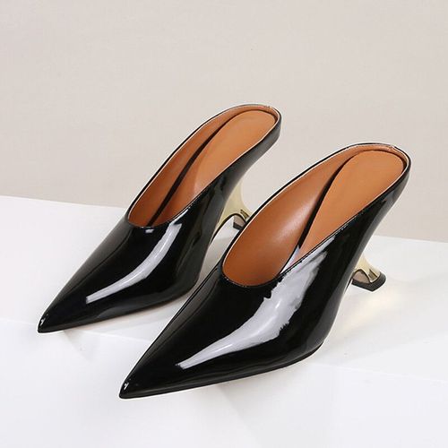 Eilyken-Mules  Talons Hauts Compenss Pour Femme,Pantoufles Concises,Peu Profondes,Pointues,Robe De Soire,Chaussures Pour Dames,Design - 41