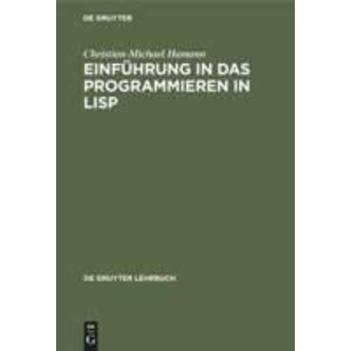 Einfhrung In Das Programmieren In Lisp    Format Reli 