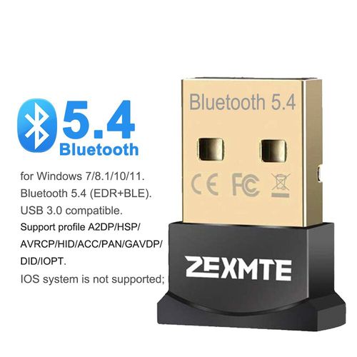 ELECTOP-Adaptateur USB Bluetooth 5.4 5.3,dongle pour haut-parleur PC,souris sans fil,clavier,musique,rcepteur audio,metteur Bluetooth - Type Bluetooth 5.4