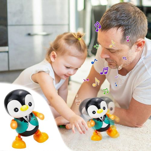 lectrique Rocking Petit Pingouin Poupe Color clairage Musique Mignon Danse Jouet Pour Enfants Jouets Ensembles De Jeu Gao242792