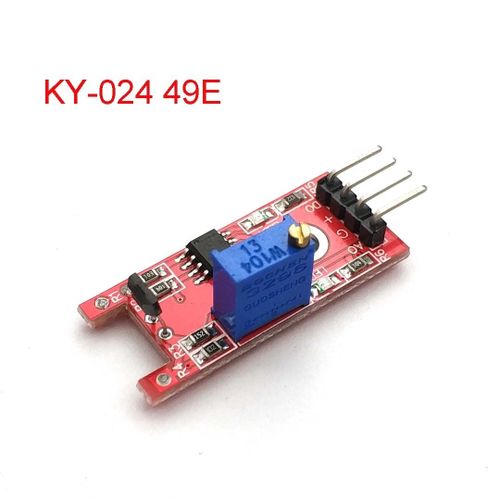 lectronique intelligente 4pin KY-024 interrupteurs  Hall magntiques linaires Module de capteur de comptage de vitesse pour kit de bricolage Arduino
