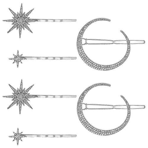 lgantes pingles  Cheveux En Alliage Argent  Lot De 2 Pinces  Cheveux Gomtriques Rtro Pour Mariages Et Occasions Spciales