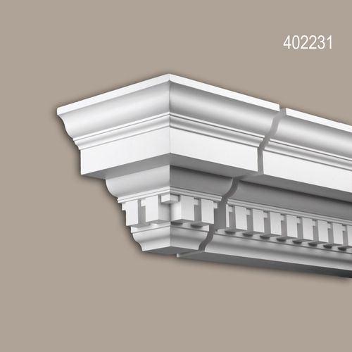 lment D'aboutement Profhome 402231 Moulure Exterieure lement Dcorative lment De Faade Design Intemporel Classique Blanc