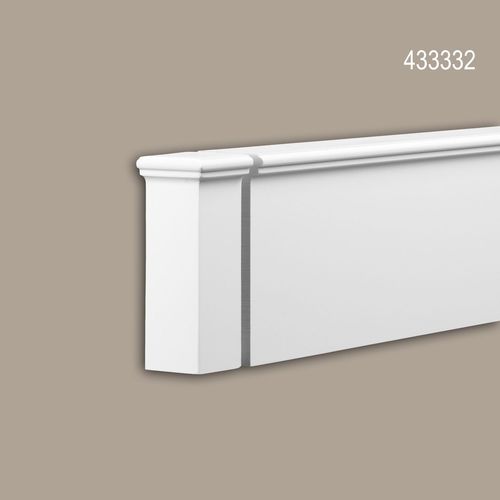 lment D'aboutement Profhome 433332 Moulure De Faade lement Dcorative lment De Faade Style No-Classicisme Blanc