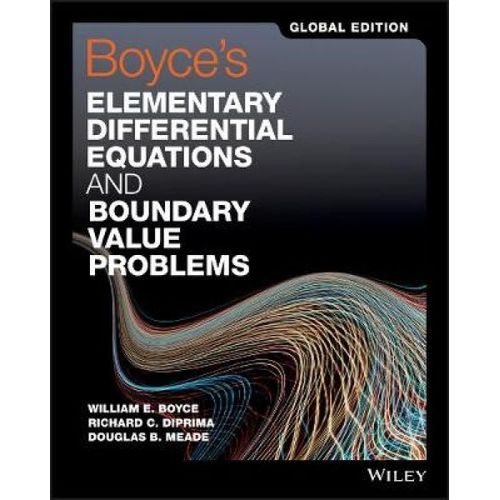 Elementary Differential Equations And Boundary Value Problems 9781119382874   de William E. Boyce 