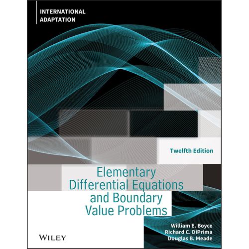 Elementary Differential Equations And Boundary Value Problems, International Adaptation    Format Broch 