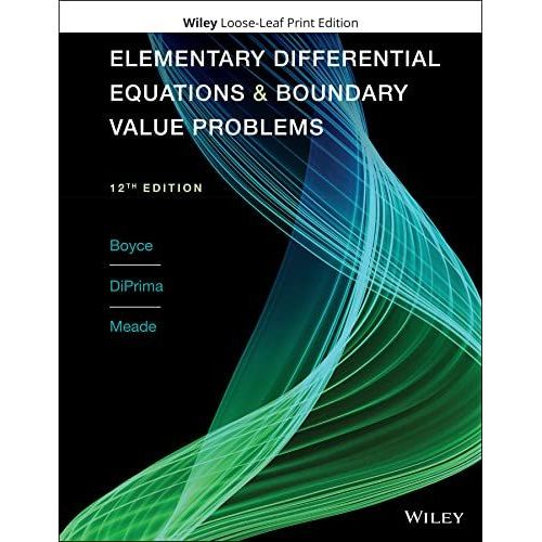 Elementary Differential Equations And Boundary Value Problems    Format Broch 