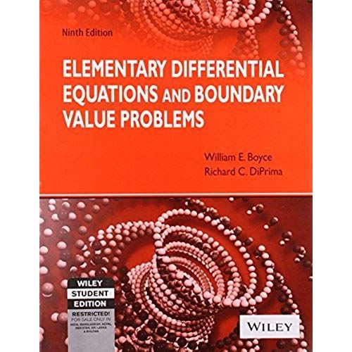 Elementary Differential Equations And Boundry Value Problems   de William E. Boyce, Richard C. Diprima  Format Broch 