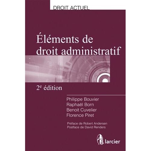 Elments De Droit Administratif   de Bouvier Philippe  Format Broch 