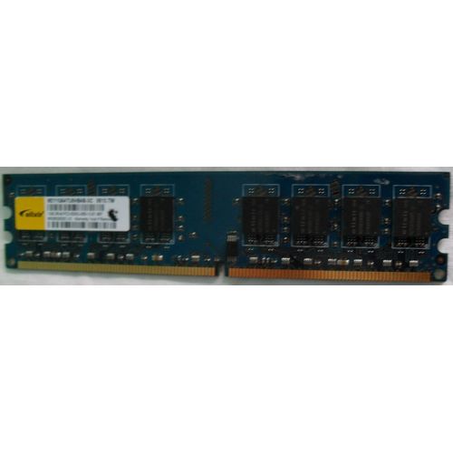 elixir M2Y1G64TU8HB4B-3C 0813.13 TW  1GB 2RX8 PC 2-5300U-555-12-E1 667 MSO832502C.XX