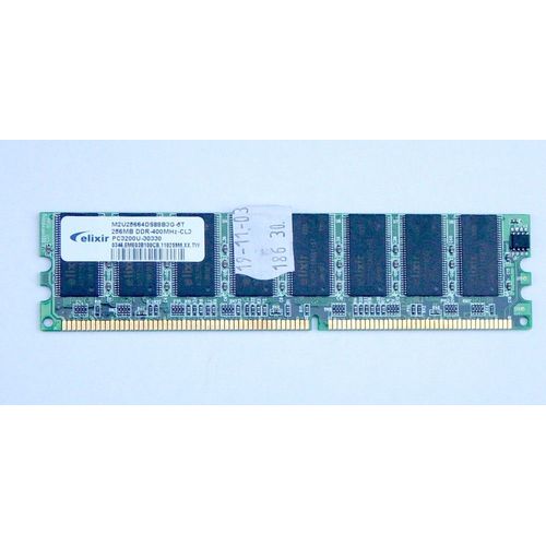 elixir memoire 256 mo dimm 184 broches ddr 400 mhz pc 3200